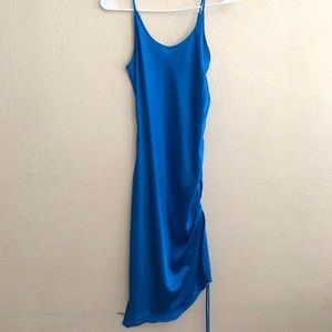 AIELLO by Frankies Bikinis Asymmetric Victoria Silk Dress